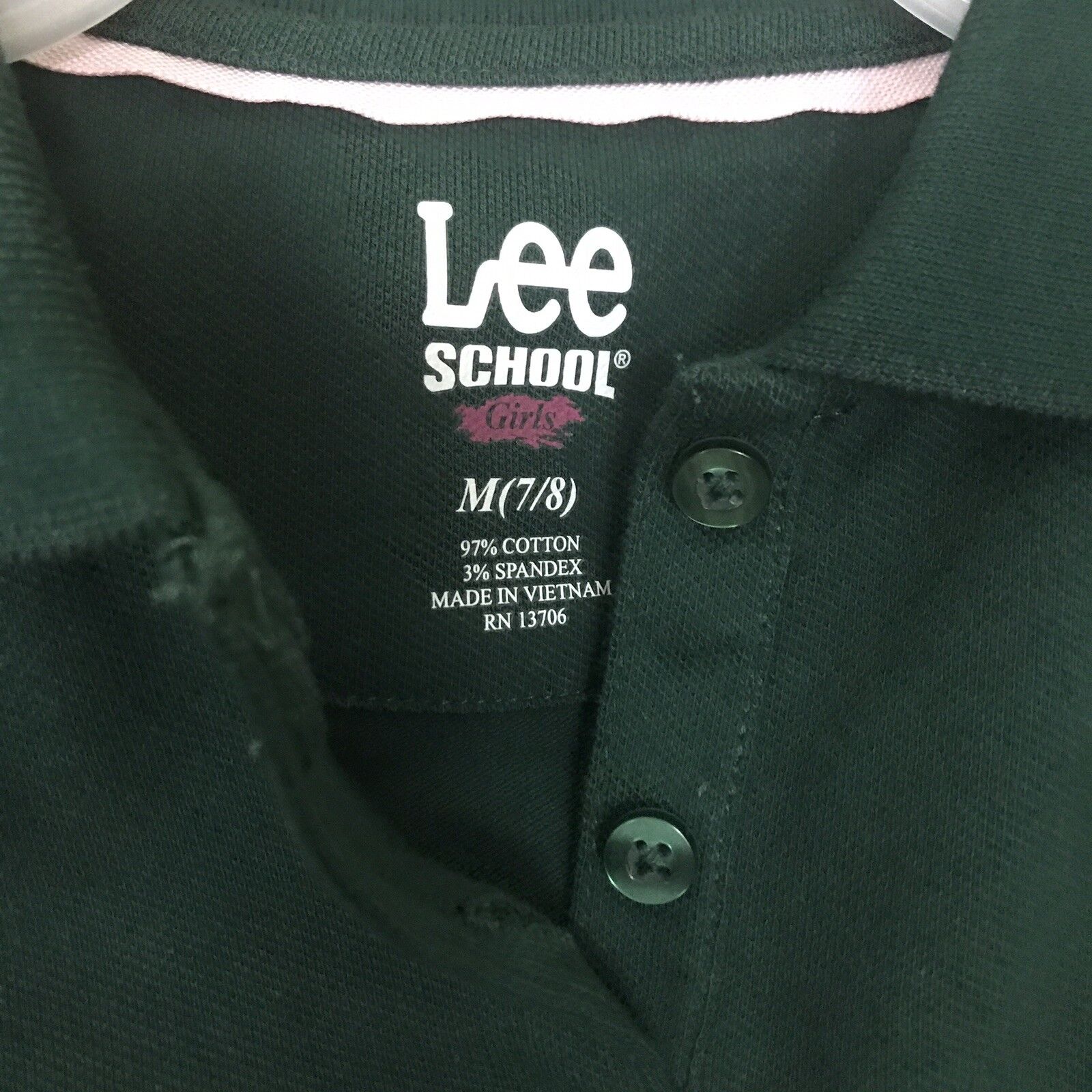 Lee Boys & Girls  Uniform Shirt Short Sleeve Pique Polo School Lee - фотография #7