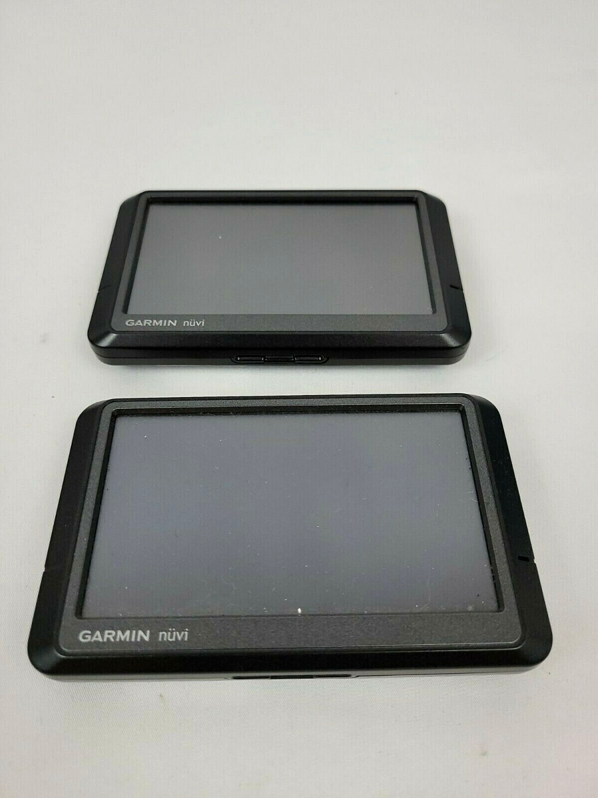 Lot Of 2 Garmin Nuvi 255W GPS Navigators Untested For Parts  Garmin Does Not Apply