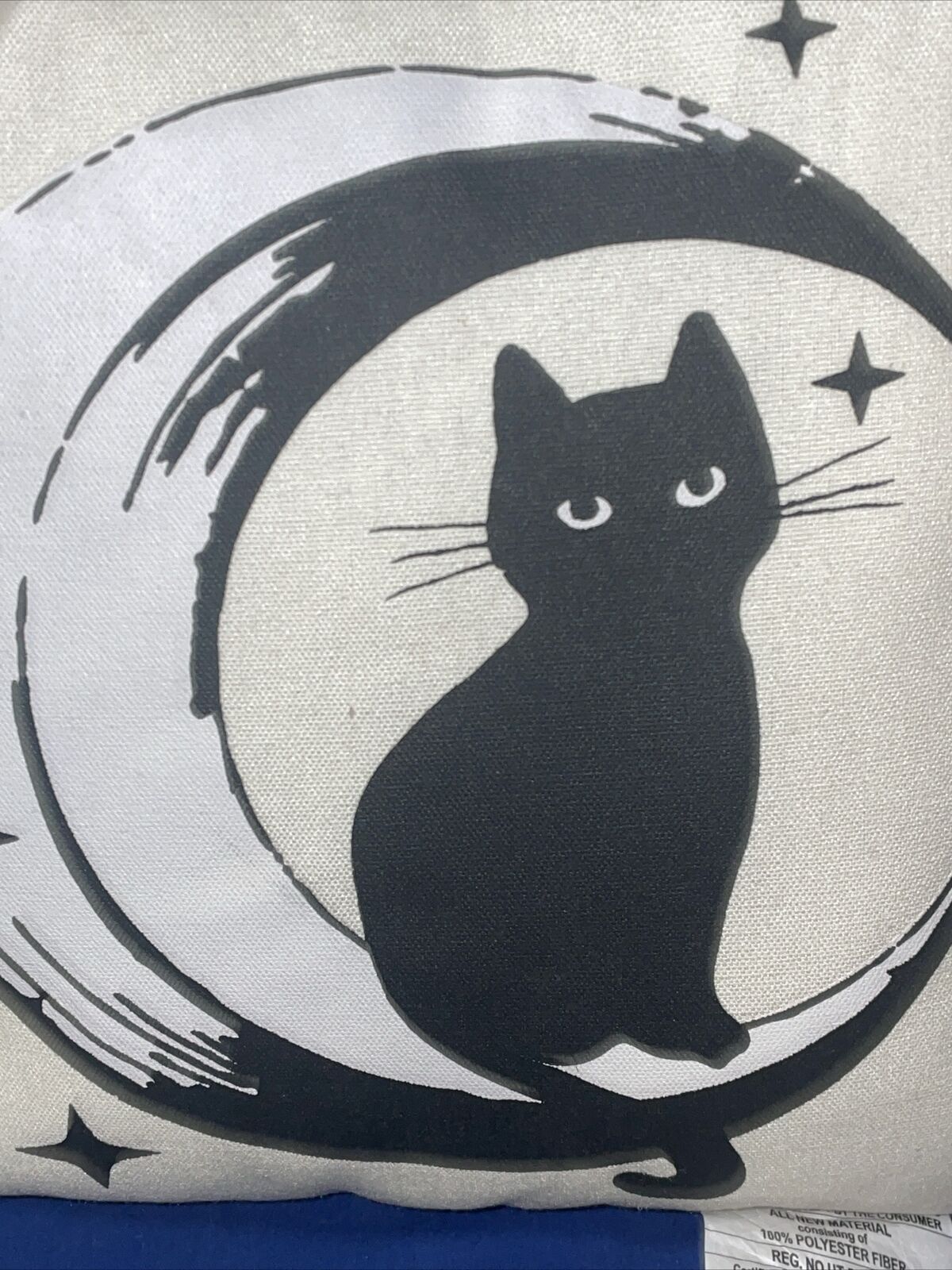 Crescent Moon Black Cat Sitting On the Gothic Art Throw Pillow NEW NWT ❤️gsc17m1 TARGET - фотография #6