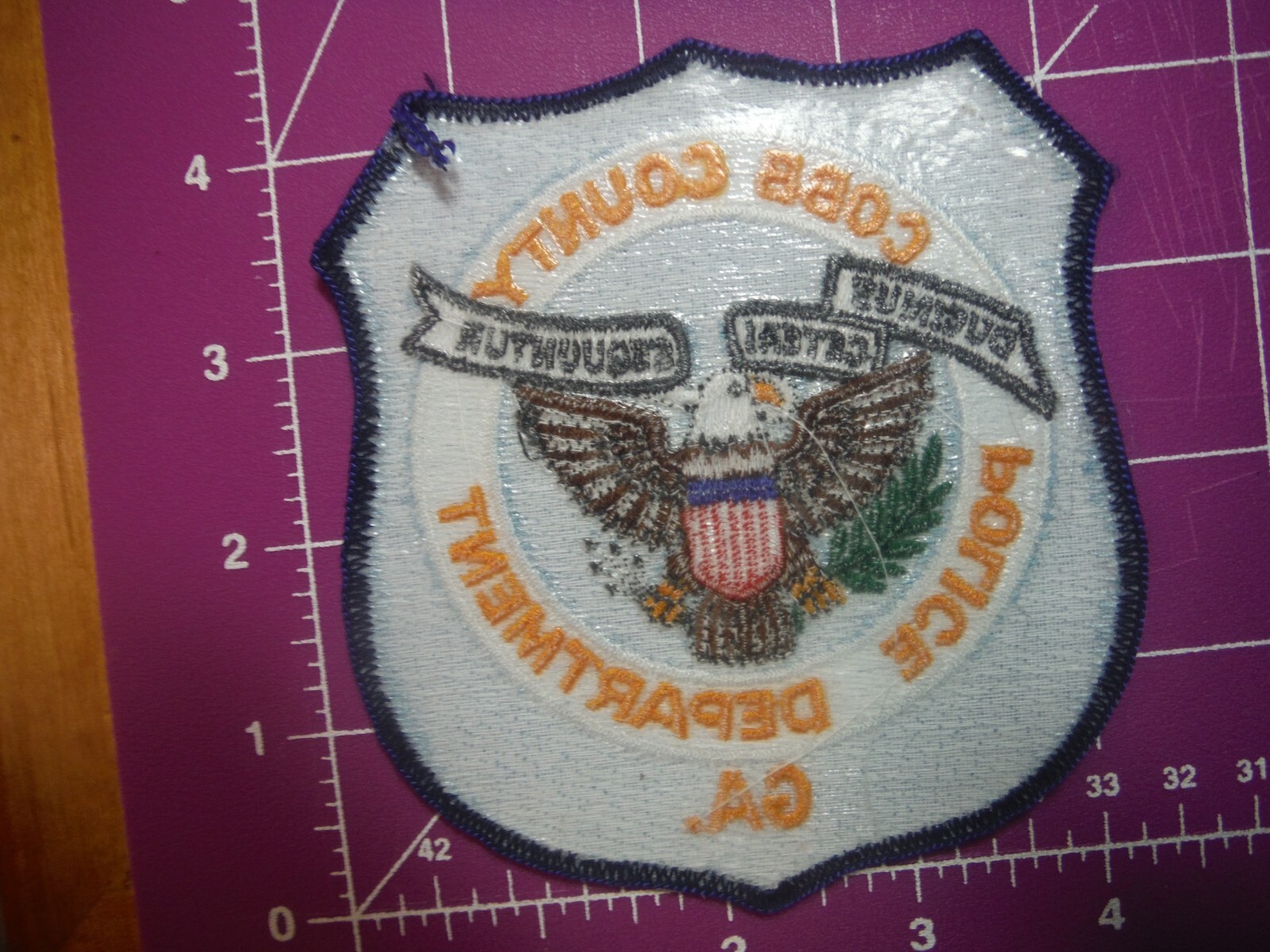 Cobb County Georgia Police patch Без бренда - фотография #2
