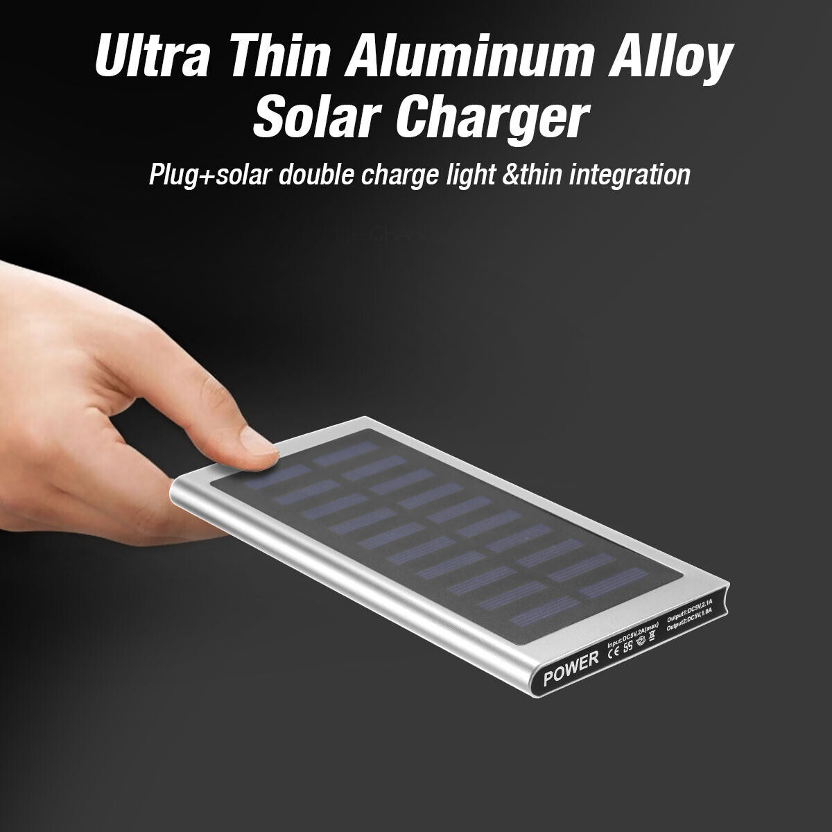 2023 Super USB Solar Power Bank Fast Charging External Backup Battery Charger Unbranded - фотография #3