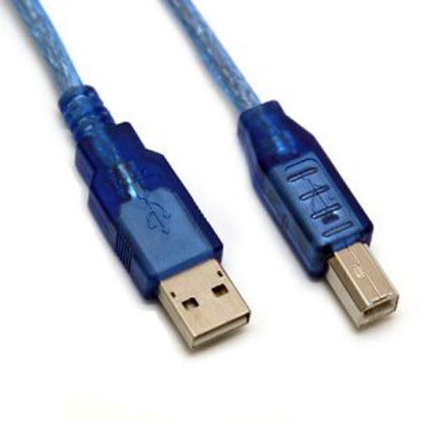2Pcs 1 FT (30CM) USB 2.0 Cable Type A to B Male for Arduino Uno and MEGA2560 Envistia - фотография #3