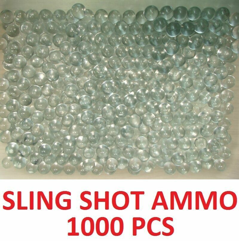 Lot of 1000 quantity, 0.4" solid glass marbles. Perfect for sling shot ammo. Unbranded Does Not Apply