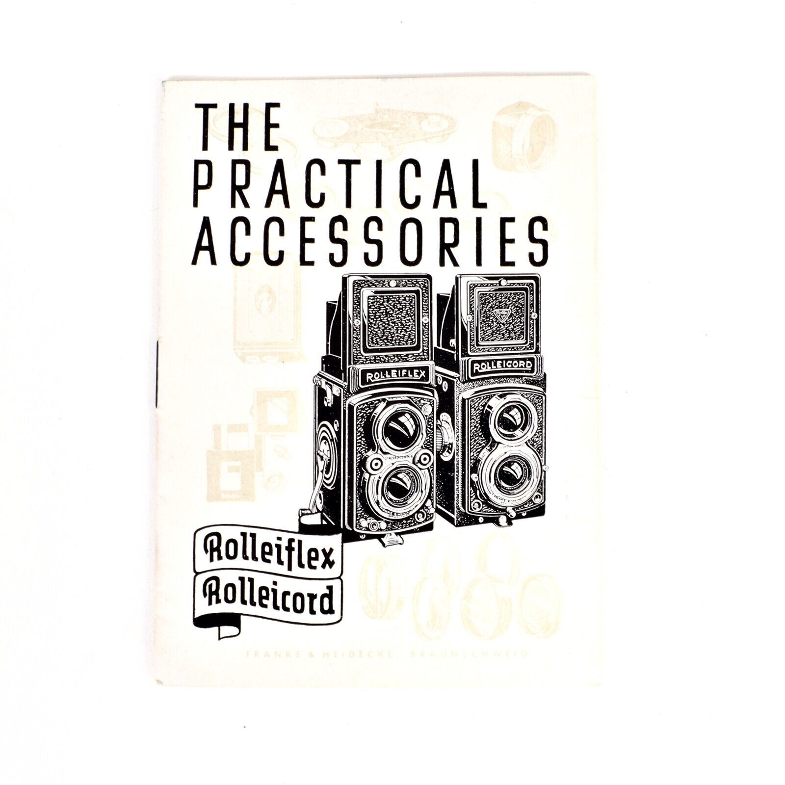 +Set of 3 Vintage Original Rolleiflex/Rolleicord Camera Sales Brochures Rolleiflex - фотография #3