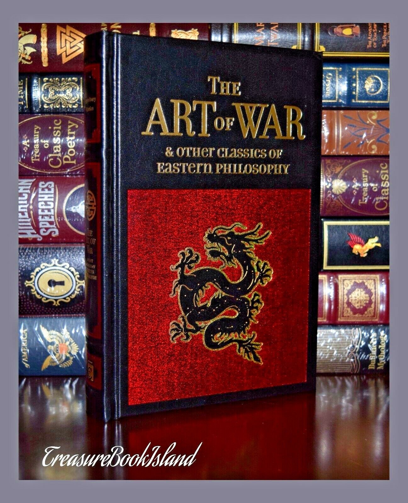 Art of War by Sun Tzu Tao Te Ching Mencius Brand New Leather Bound Hardcover Без бренда
