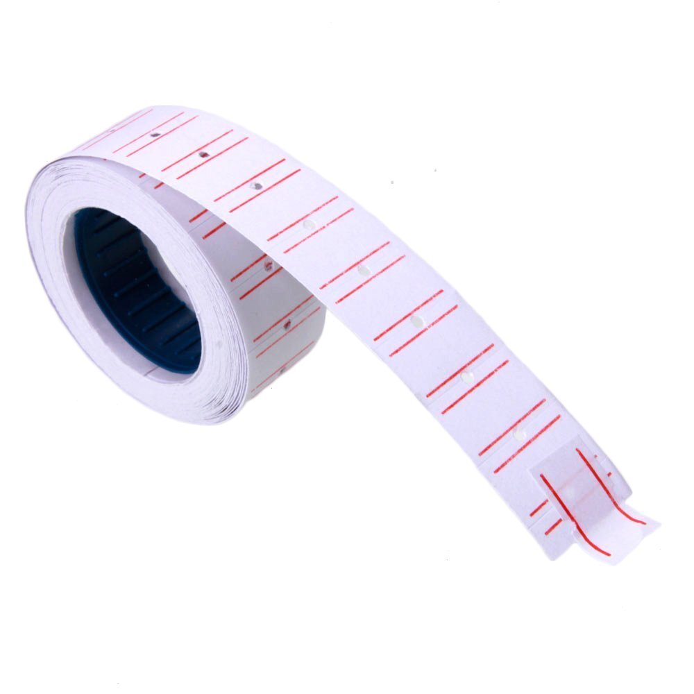 10 Rolls 6000pcs White Price Tag Sticker Gun Labels Refill For MX 5500 w/ 1 ink Unbranded Does Not Apply - фотография #5