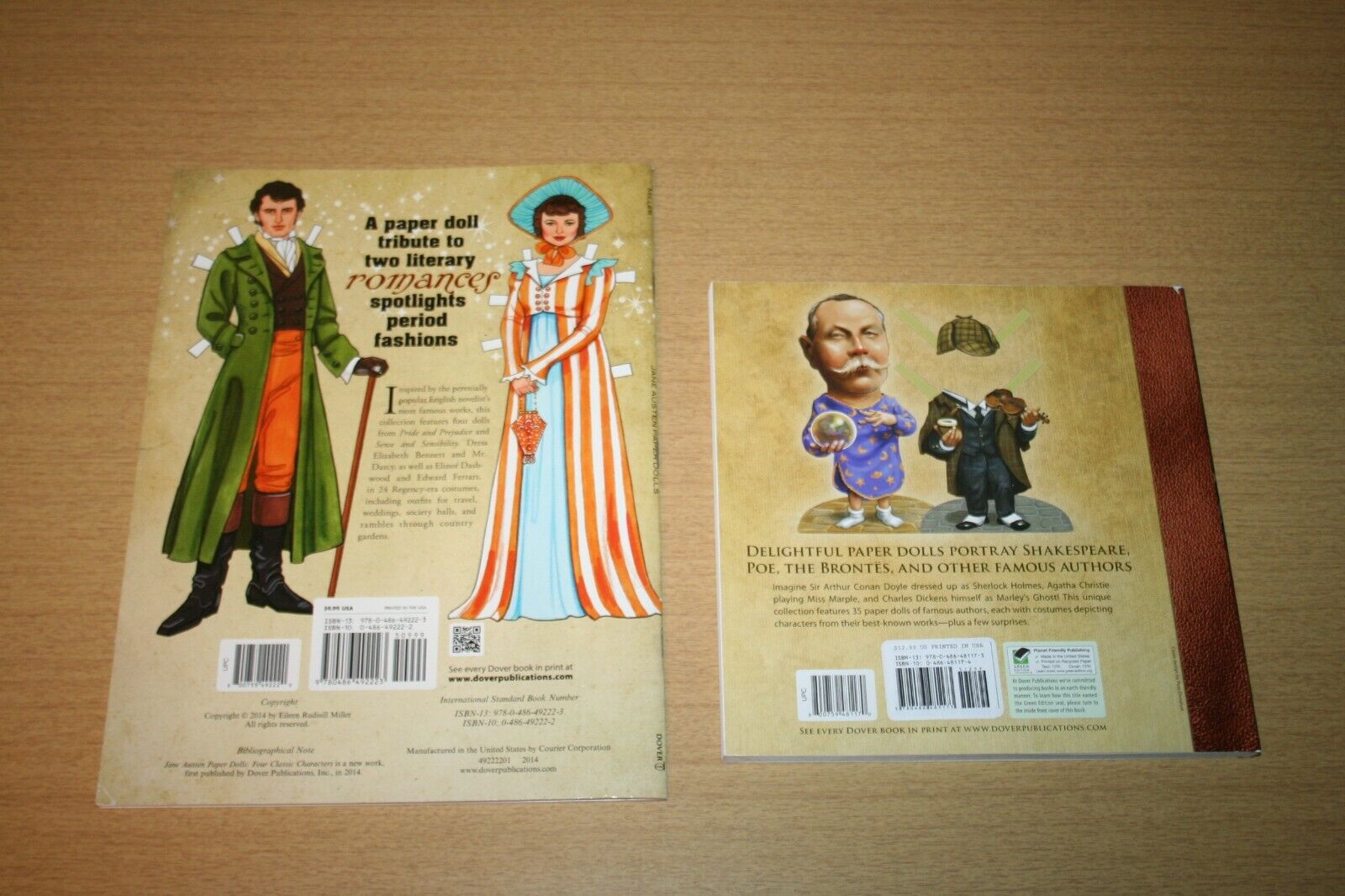 2 Paper Doll Books Literary Greats & Jane Austen #05A Без бренда - фотография #3