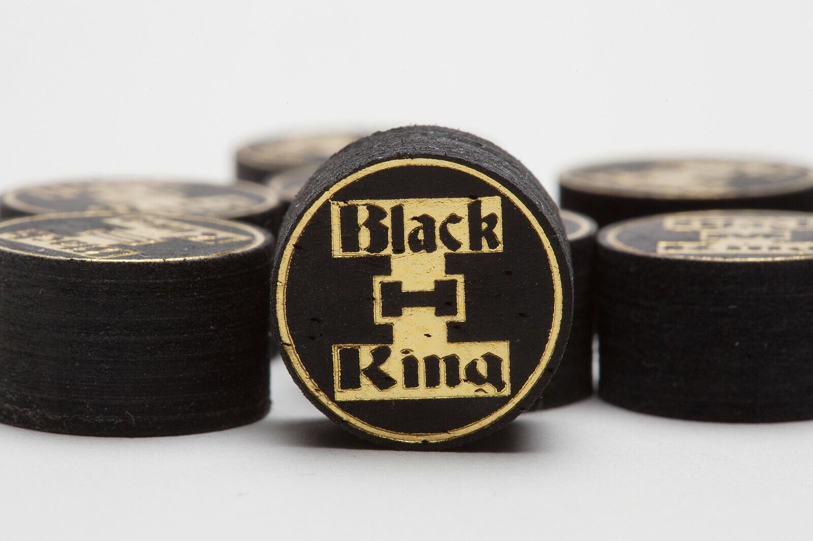 3 Black King Tips- Pool Cue Tips - Billiard Tips Layered Pigskin Like Kamui 14mm Black King Does Not Apply - фотография #7