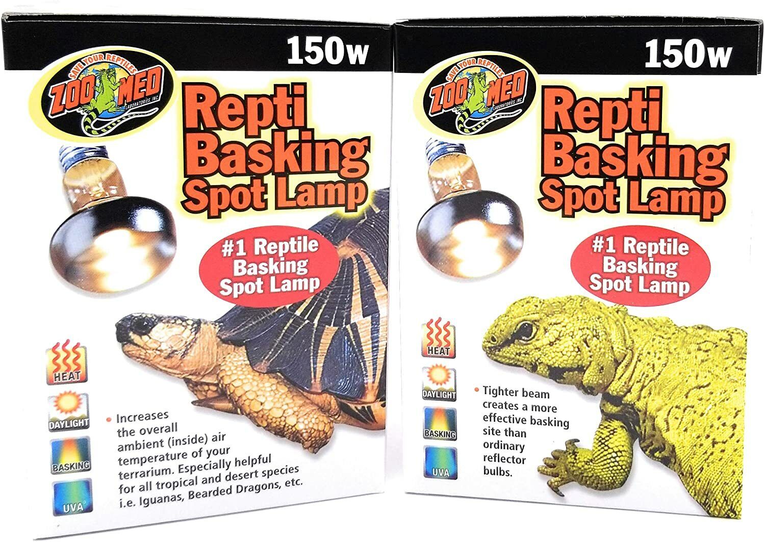 150W Spot Bulb Repti Basking Heat Light, 2 pcs, Zoo Med, USA seller Zoo Med 1285 - фотография #3