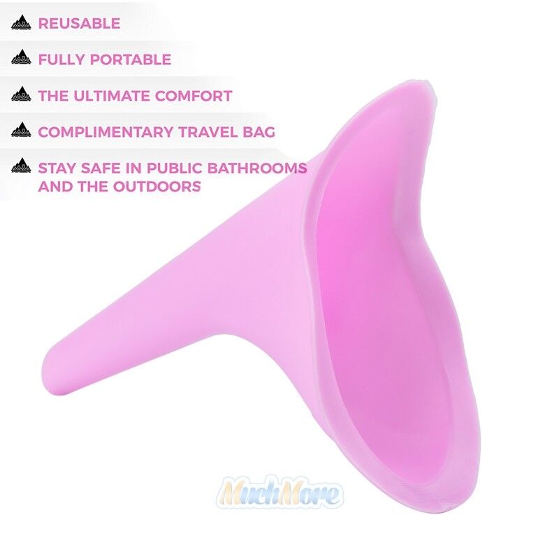 3PCS Reusable Silicone Portable Urinal Women Female Travel Camping Travel Toilet Unbranded Does Not Apply - фотография #6