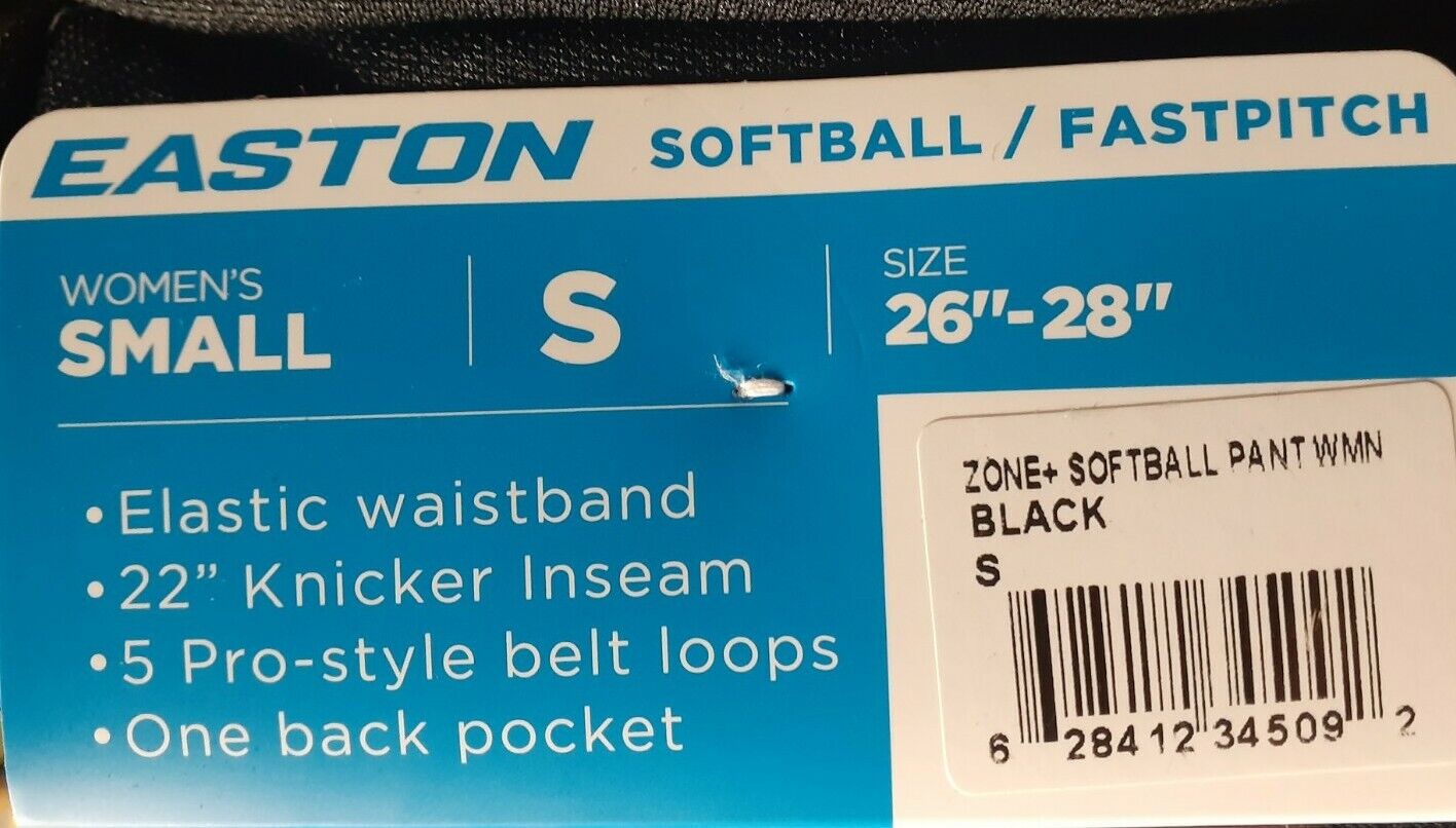 Easton Zone Women's Fastpitch Softball Pant - Black - Small Easton - фотография #2
