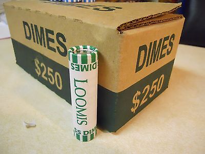 10 Rolls ($50) Unsearched Roosevelt Dimes, Bank Rolled, Denver Area Без бренда - фотография #4
