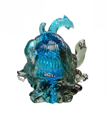 Chinese Liuli Glass Pate-de-verre Turtle Celestial Animals Figure vs728 SF1 Без бренда - фотография #3