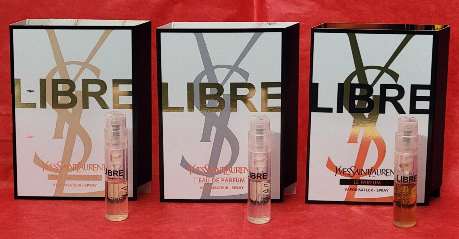 LIBRE for WOMEN 3 Spray Vials by YSL Yves Saint Laurent (EDT, EDP, Le Parfum) Yves Saint Laurent 1365740 - фотография #3
