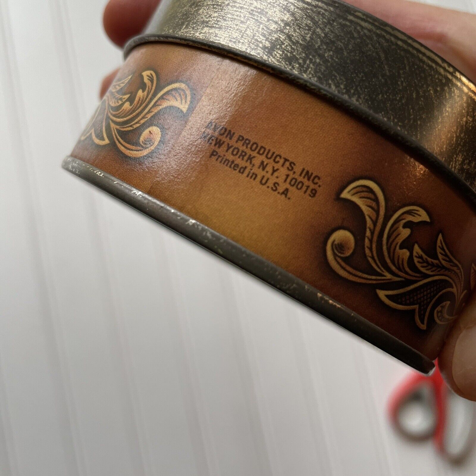 Vintage Avon Wild Country Gift Soap Trinket Tin Box Fragrance Man Cave Decor Без бренда - фотография #18
