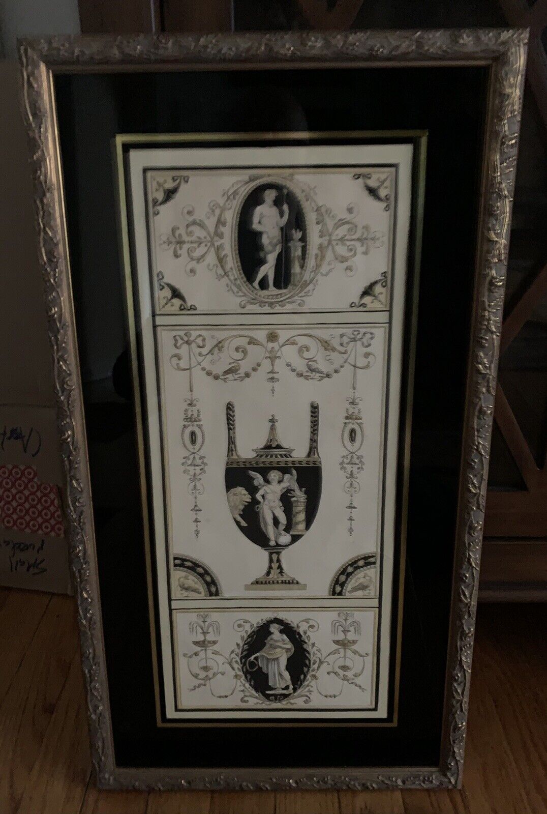 THREE ANTIQUE 18th CENTURY ITALIAN HAND-COLORED ENGRAVINGS - MATTED AND FRAMED Без бренда - фотография #9
