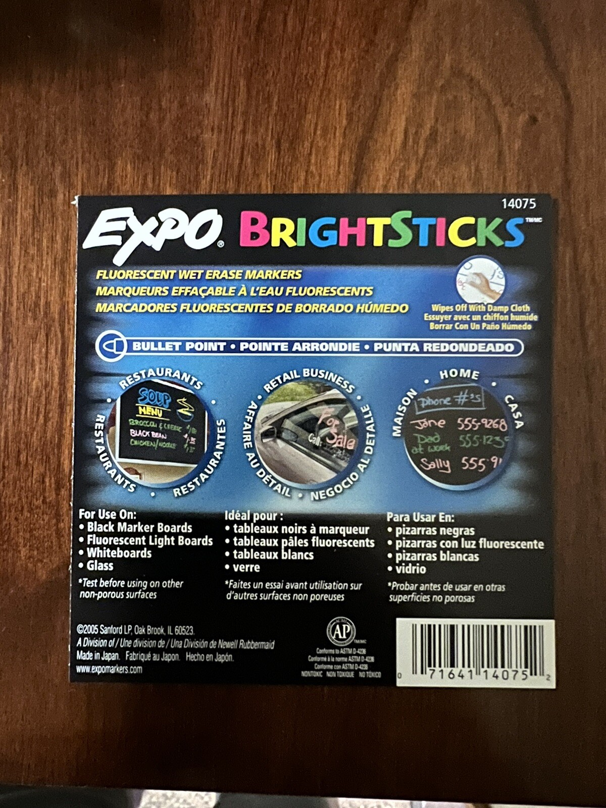 Expo BrightSticks By Sanford - Fluorescent Wet Erase Markers - Green Total 24 expo Does Not Apply - фотография #2