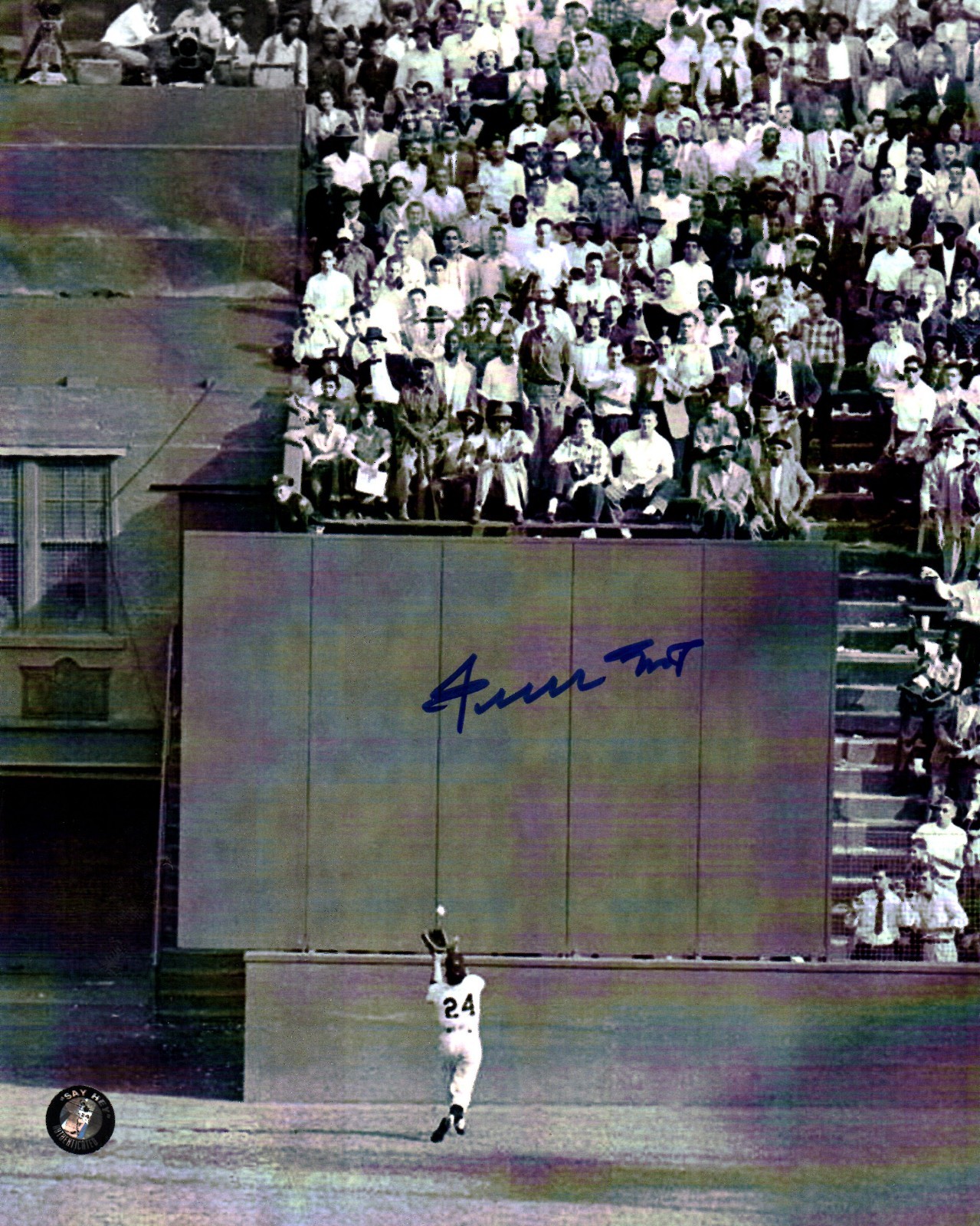 Willie Mays Signed Autograph The Catch 8x10 photo HOF GIants Mets Say Hey Без бренда