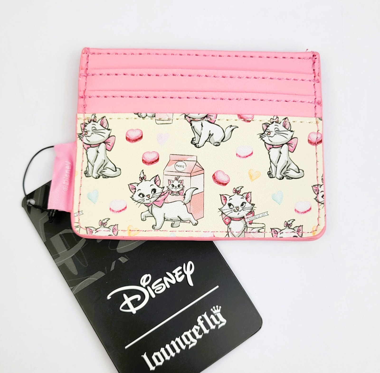 Loungefly Disney The Aristocats Marie Milk & Macarons Mini Backpack & Cardholder Loungefly Loungefly Disney The Aristocats Marie Milk & Macarons - фотография #9