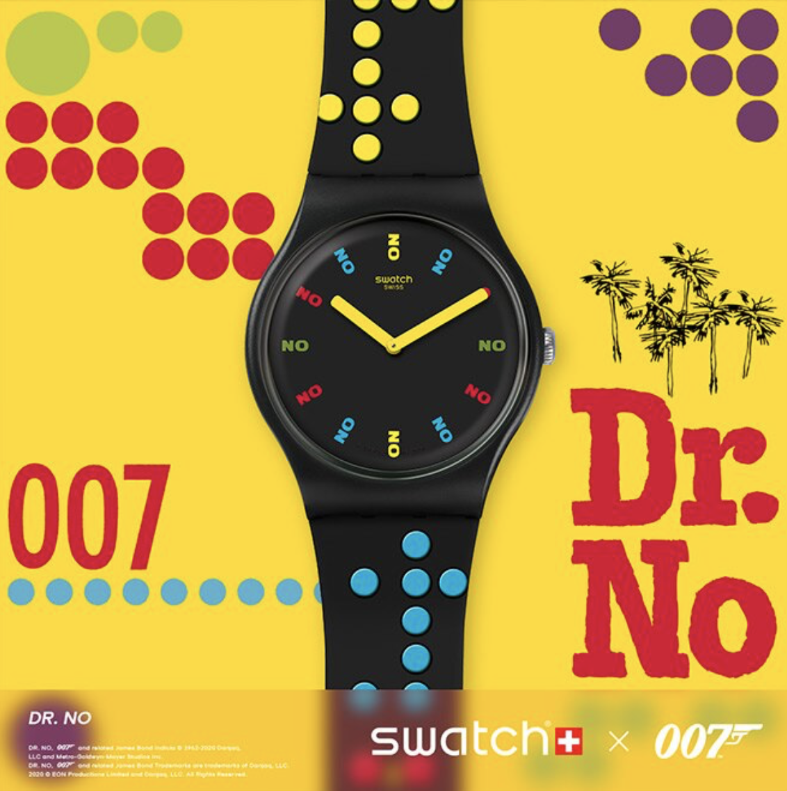 Set of 6 Swatch James Bond 007 watch collection celebrate 6 movies - BRAND NEW SWATCH - фотография #7