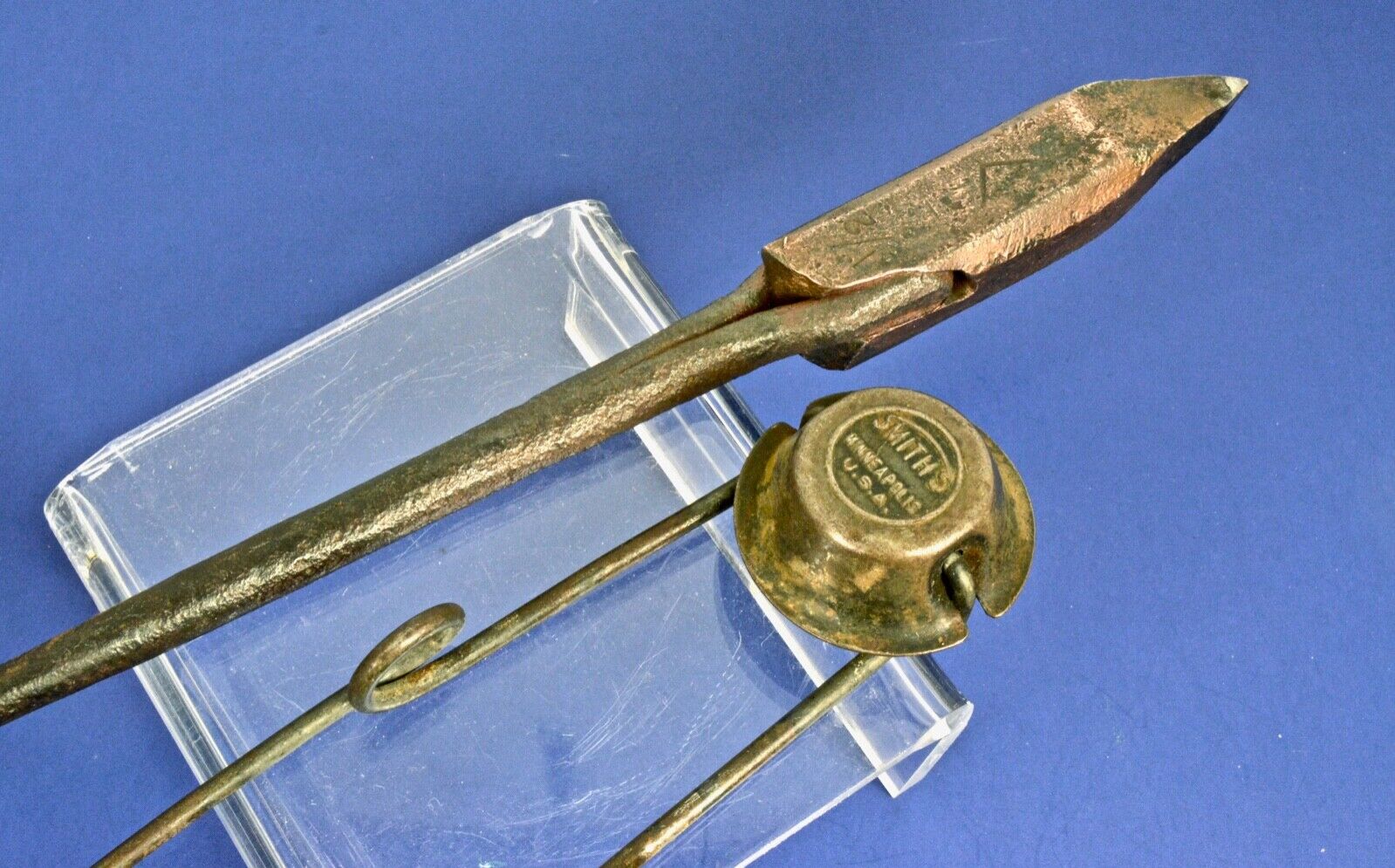 3 Vintage Soldering Tools: Brass #23 Tip in Original Box, Iron w Copper, Starter Airco + Others - фотография #5