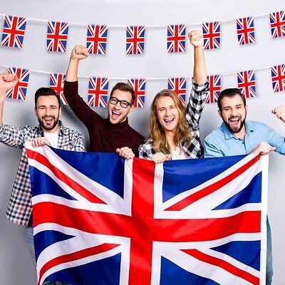 Union Jack Flags 5ft x 3ft, 1pcs/2pcs Great Britain British Flags - Double Si... AhfuLife - фотография #3
