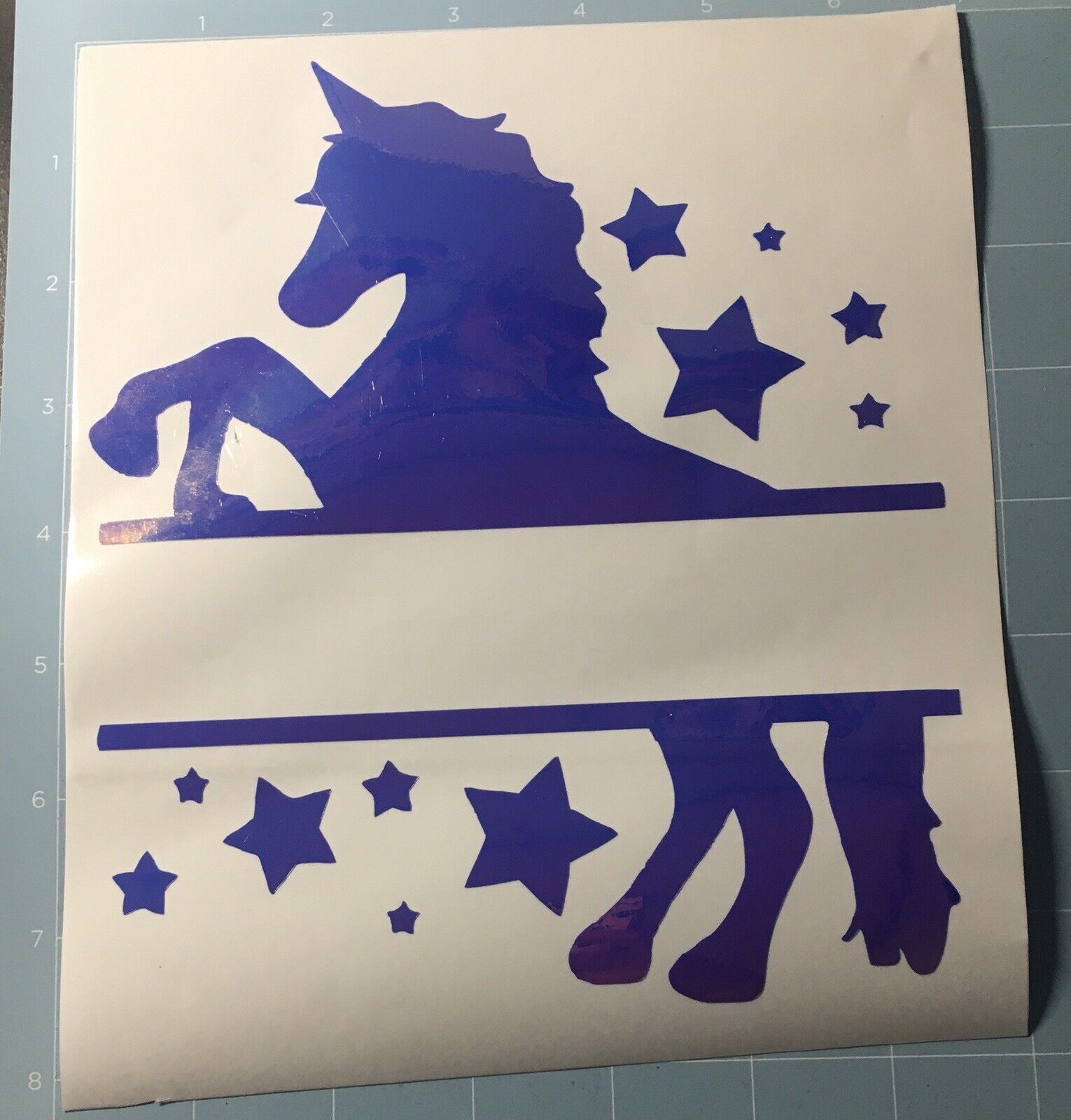 any color- Custom Name Kids/Girls Unicorn Decal sticker room wall Vinyl 5x7” Unbranded - фотография #3