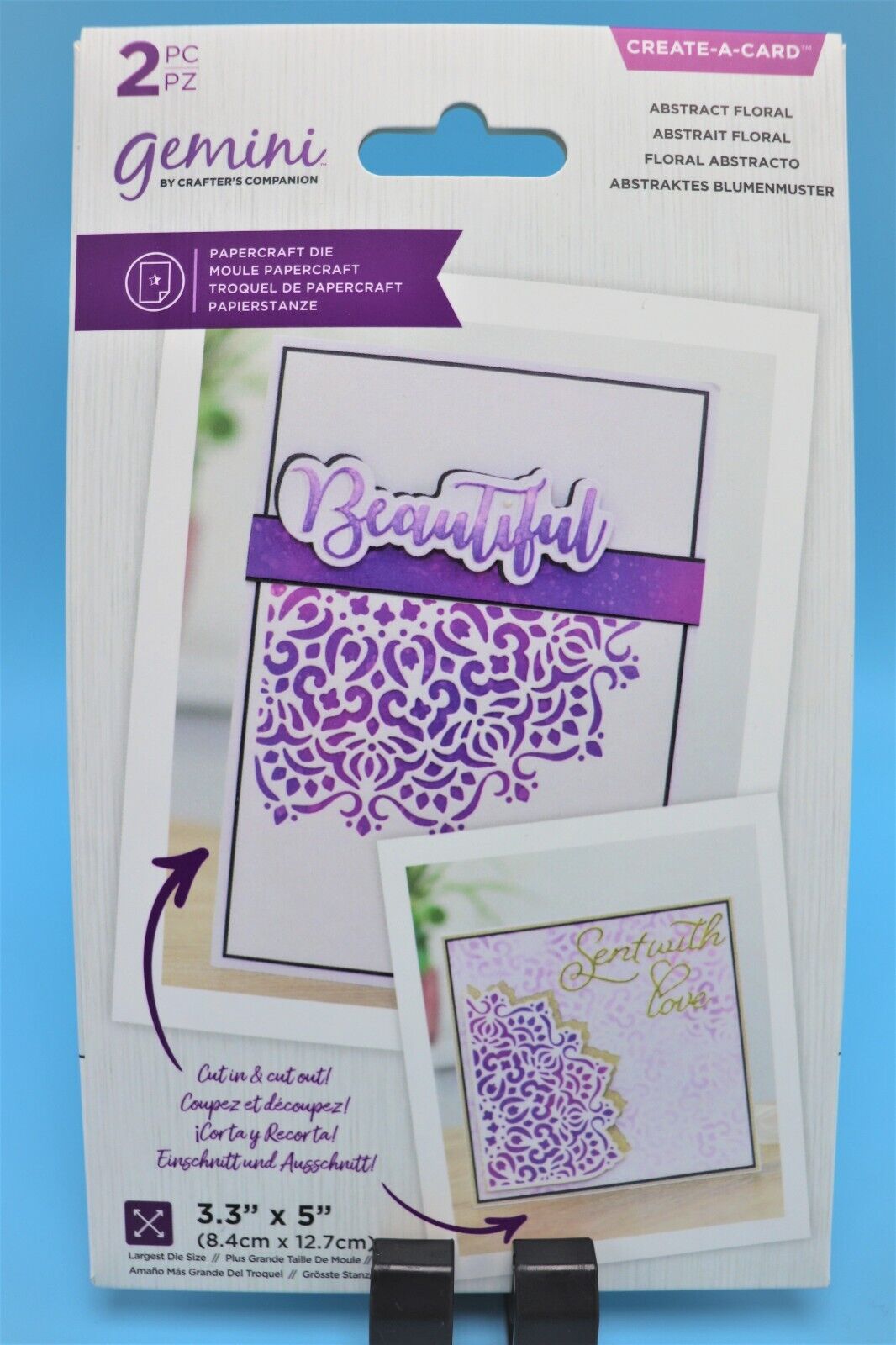 NEW gemini Create a Card Textured Corner Dies by Crafters Companion Gemini Does Not Apply - фотография #9