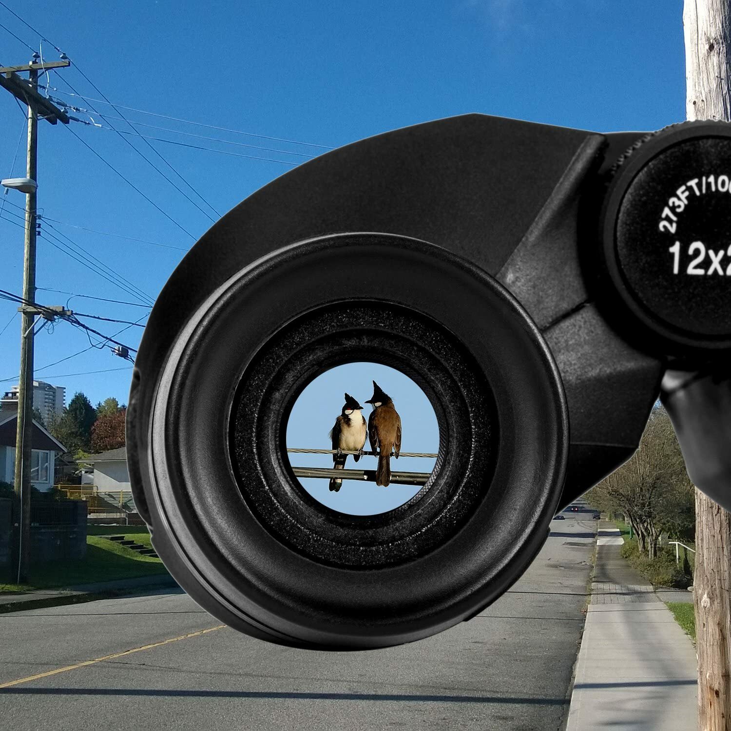 occer 12x25 Compact Binoculars with Clear Low Light Vision, Large Eyepiece Water Unbranded Does Not Apply - фотография #5