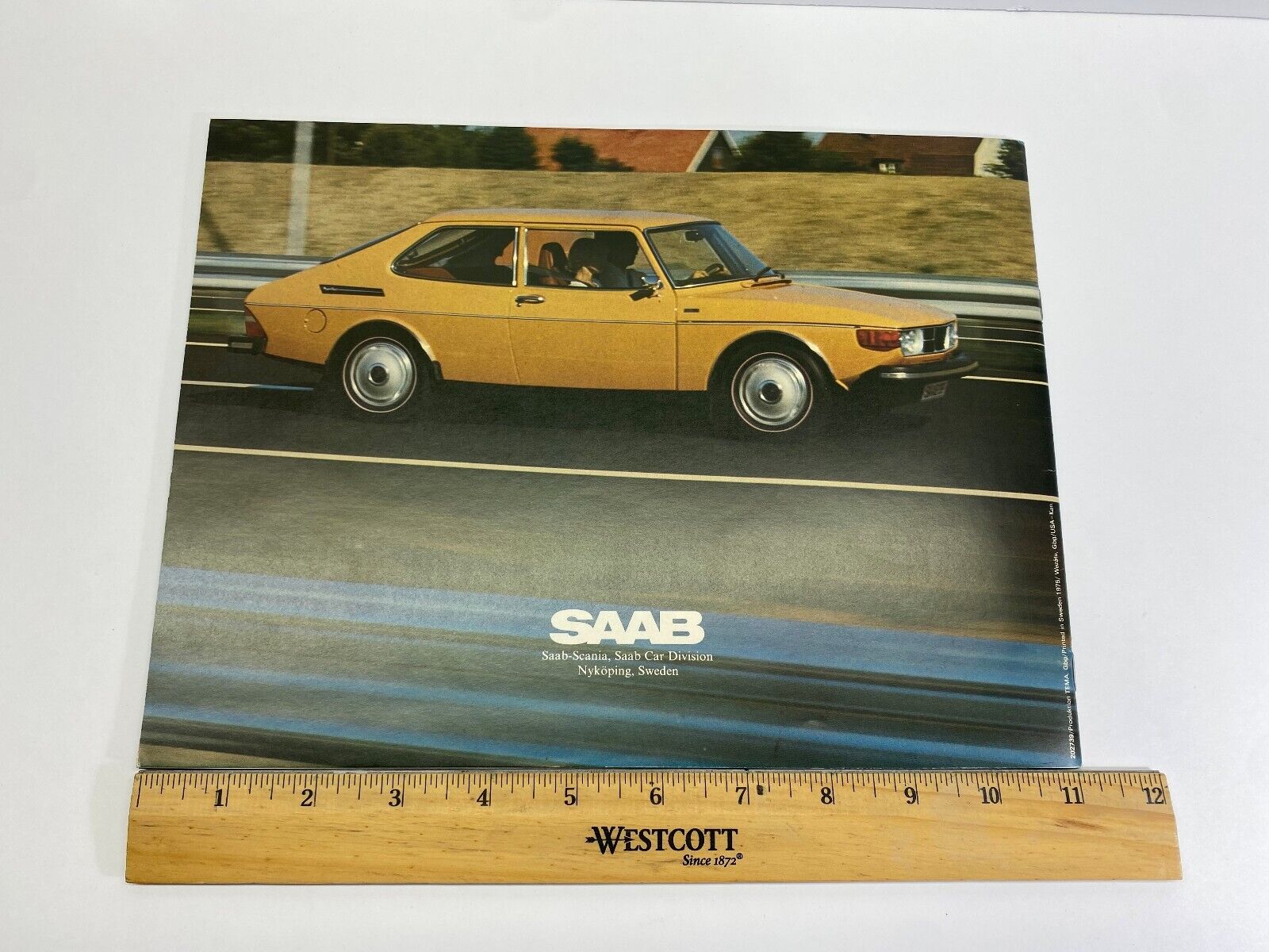 SAAB 1975 Dealer Catalog 99 GL Sedan, 99 GL WagonBack 99 EMS New Condition NoRes Без бренда - фотография #8