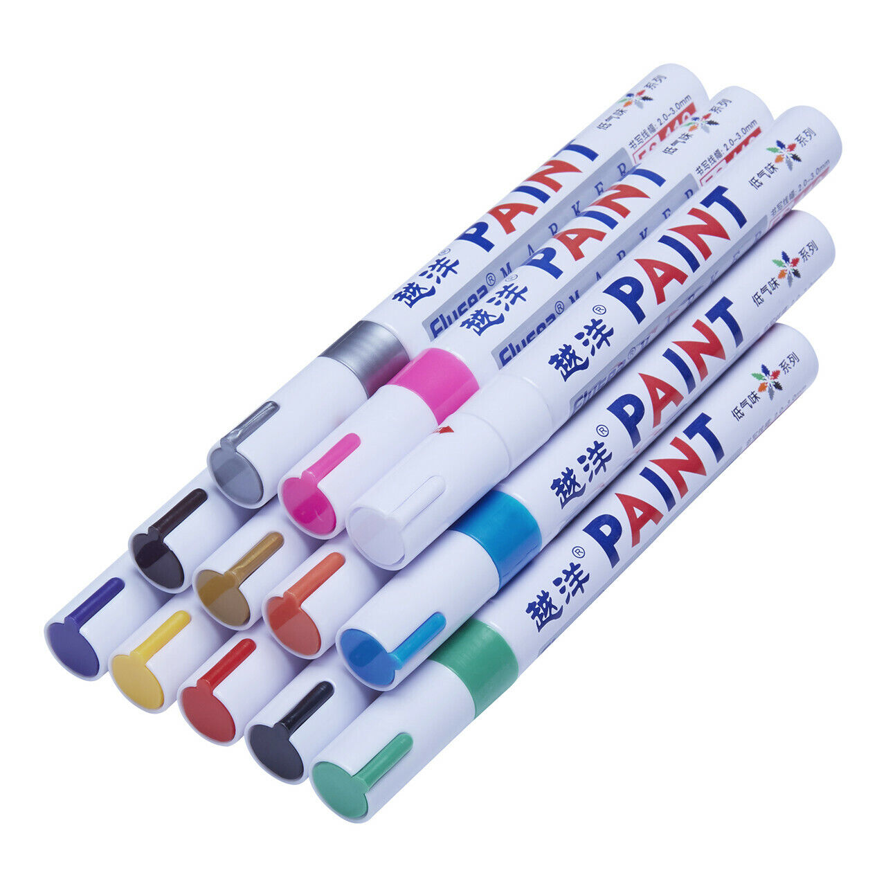 12pcs Waterproof Permanent Paint Marker Pen for Car Tyre Tire Tread Rubber Metal Unbranded Does Not Apply - фотография #11