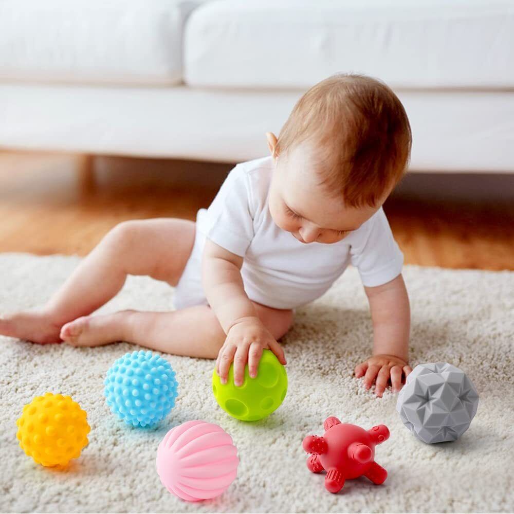 Babies Soft Stacking Building Blocks Rings Balls Blocks & Sorters 3 in 1 Playset Mini Tudou does not apply - фотография #4