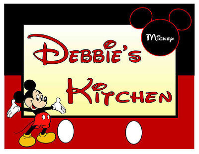 PERSONALIZED DISNEY KITCHEN MICKEY MOUSE KITCHEN MAGNET Без бренда
