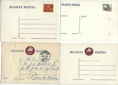 4 x STATIONERY Postal Cards - TAX PAID CTT Printed Stamp Portugal Lot PORTUGAL Без бренда