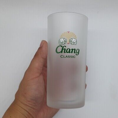 Set 2 of CHANG Beer Glass 5.5" Classic Original Rare Collectible Pint Glasses  Chang - фотография #3