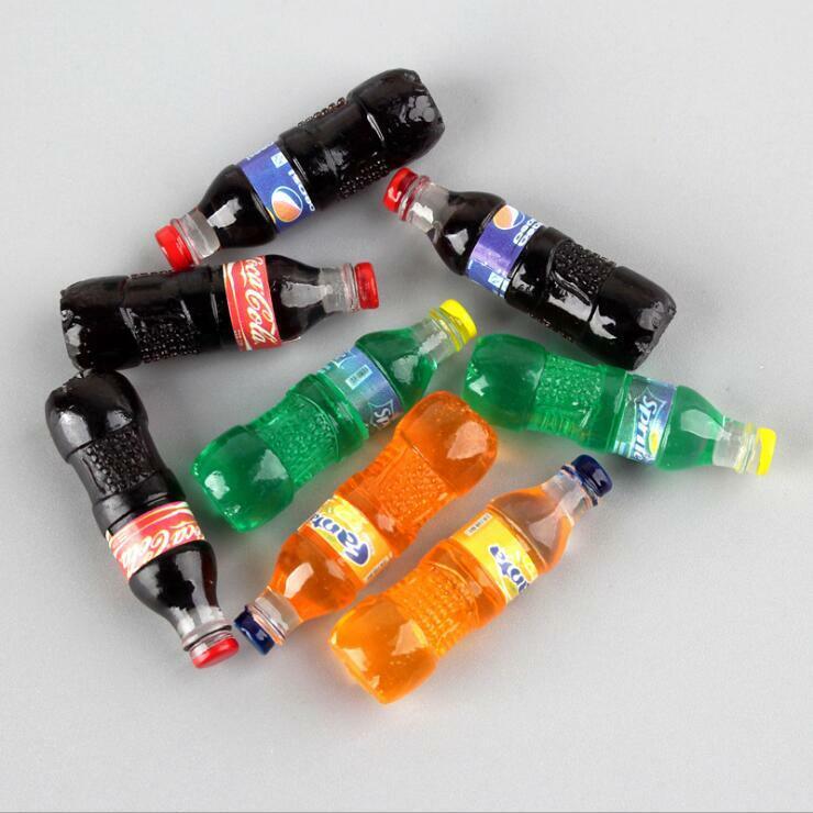 100 pcs Dollhouse Miniature 1:6 Cola Pepsi Fanta Bottles Food Drink Accessory Unbranded Does not apply - фотография #4