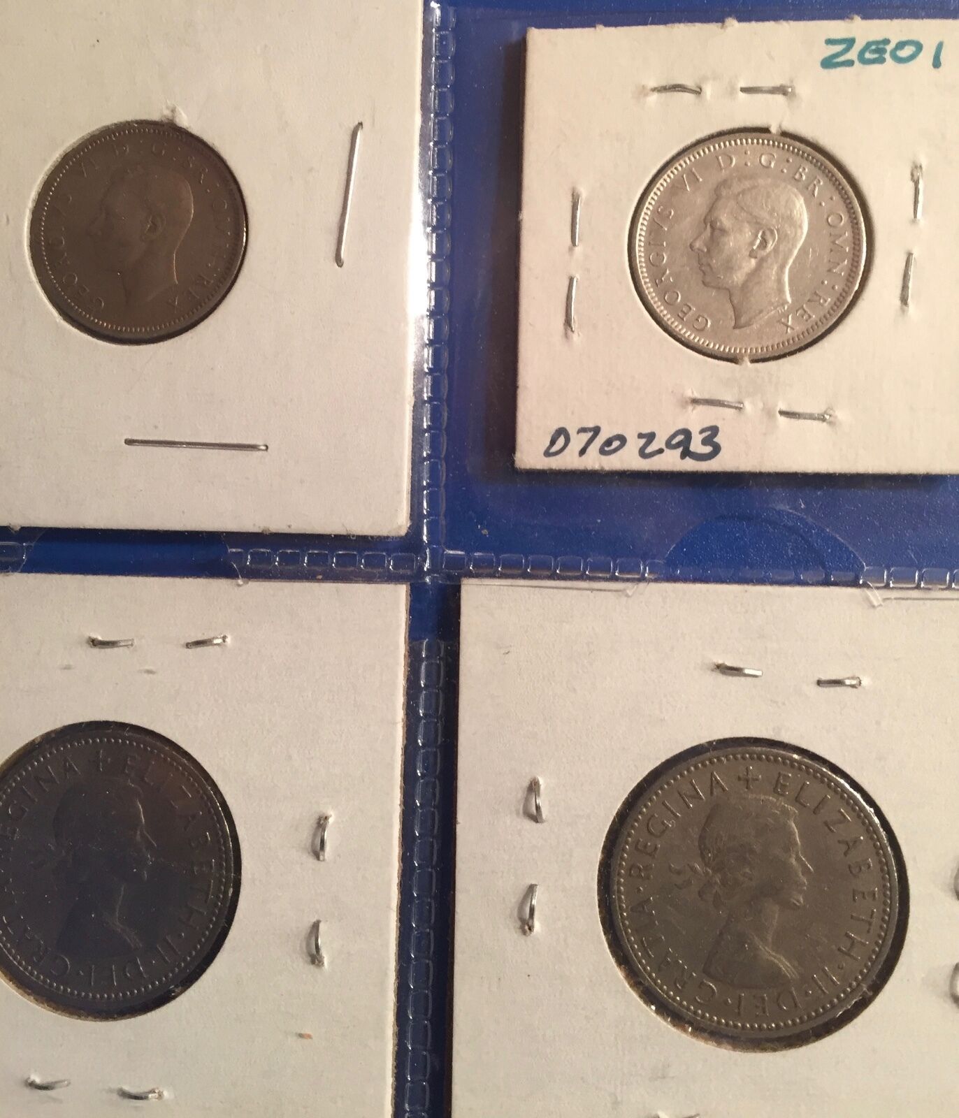 GB 1873-1962 lot of 11 inc. 2 three pence, 4 sixpence, 4 shillings & half crown Без бренда - фотография #8
