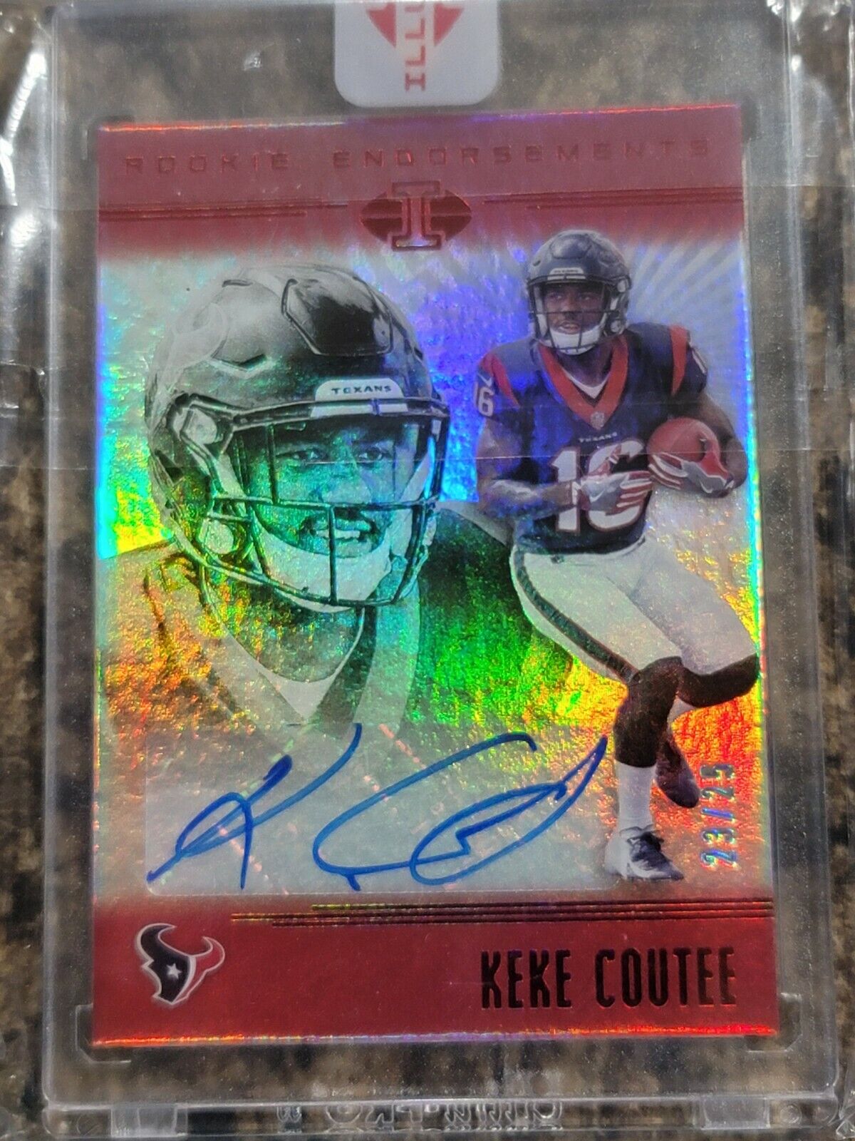 2018 Keke Coutee 8 CARD ROOKIE LOT--ALL AUTOGRAPHS--MOST ARE SERIAL #--L@@k!!! Без бренда - фотография #6