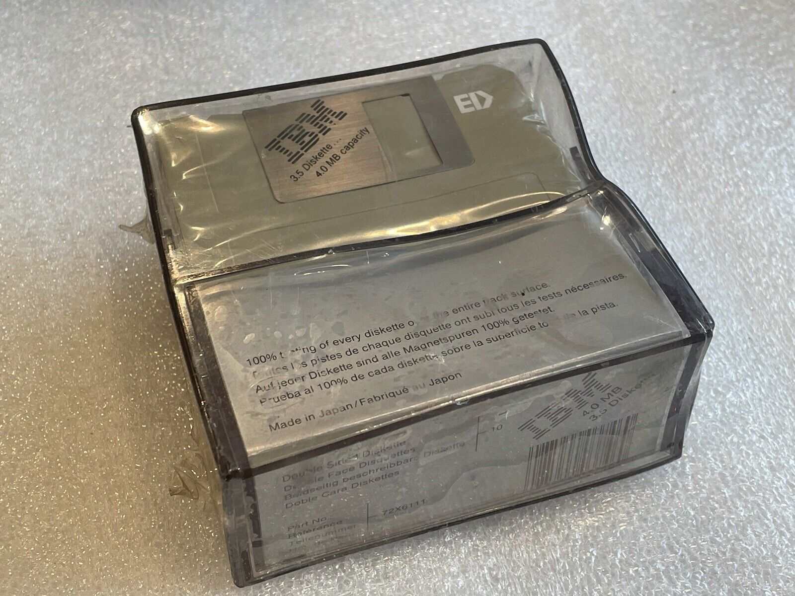 10x  IBM 4MB UNFORMATTED 2.88 MB  3.5" Diskette EXTRA HIGH DENSITY ED Floppy NOS IBM 72X6111 - фотография #2