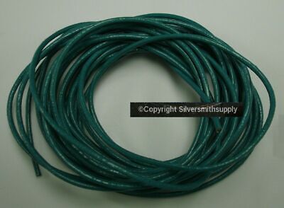 15 feet 2mm Turquoise leather thong beading lace necklace leather cord  M085 Silversmithsupply.com - фотография #3