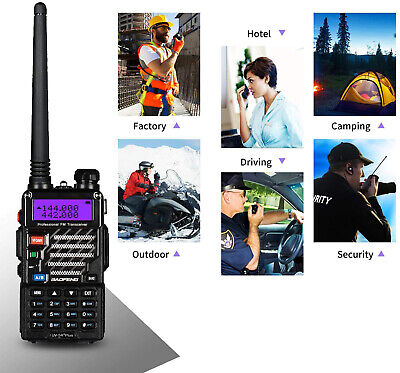 US 2x Baofeng UV-5R+ Dual-Band 2m/70cm VHF UHF FM Transceiver Ham Two-way Radio Baofeng Does not apply - фотография #4