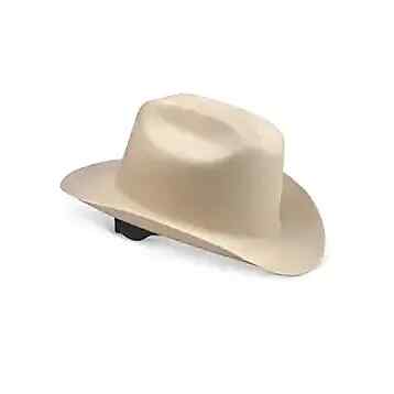  Cowboy Hard Hat - 4 Point Ratchet Suspension - Western Outlaw Style - Tan Does not apply Does Not Apply