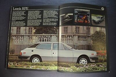 1979-1980 Lancia Catalog Brochure Coupe Sedan HPE Zagato Excellent Original Без бренда Zagato - фотография #10