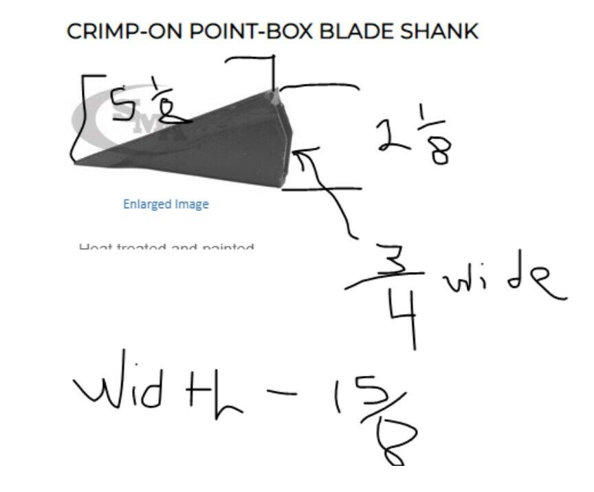 6 pack Box Blade Scraper Blade Ripper Shanks Points Tips fits 3/4" Shank  SMA 873-2638, L2638, 2638 - фотография #4