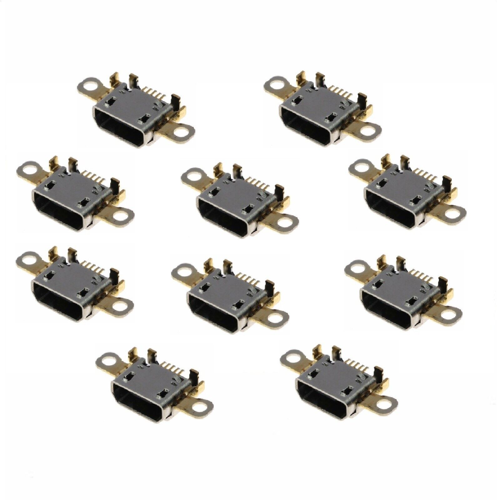 10 x Micro USB Charge Port Sync For Amazon Kindle Fire 7 SR043KL 2017 7th Tablet Unbranded/Generic Does not apply - фотография #2