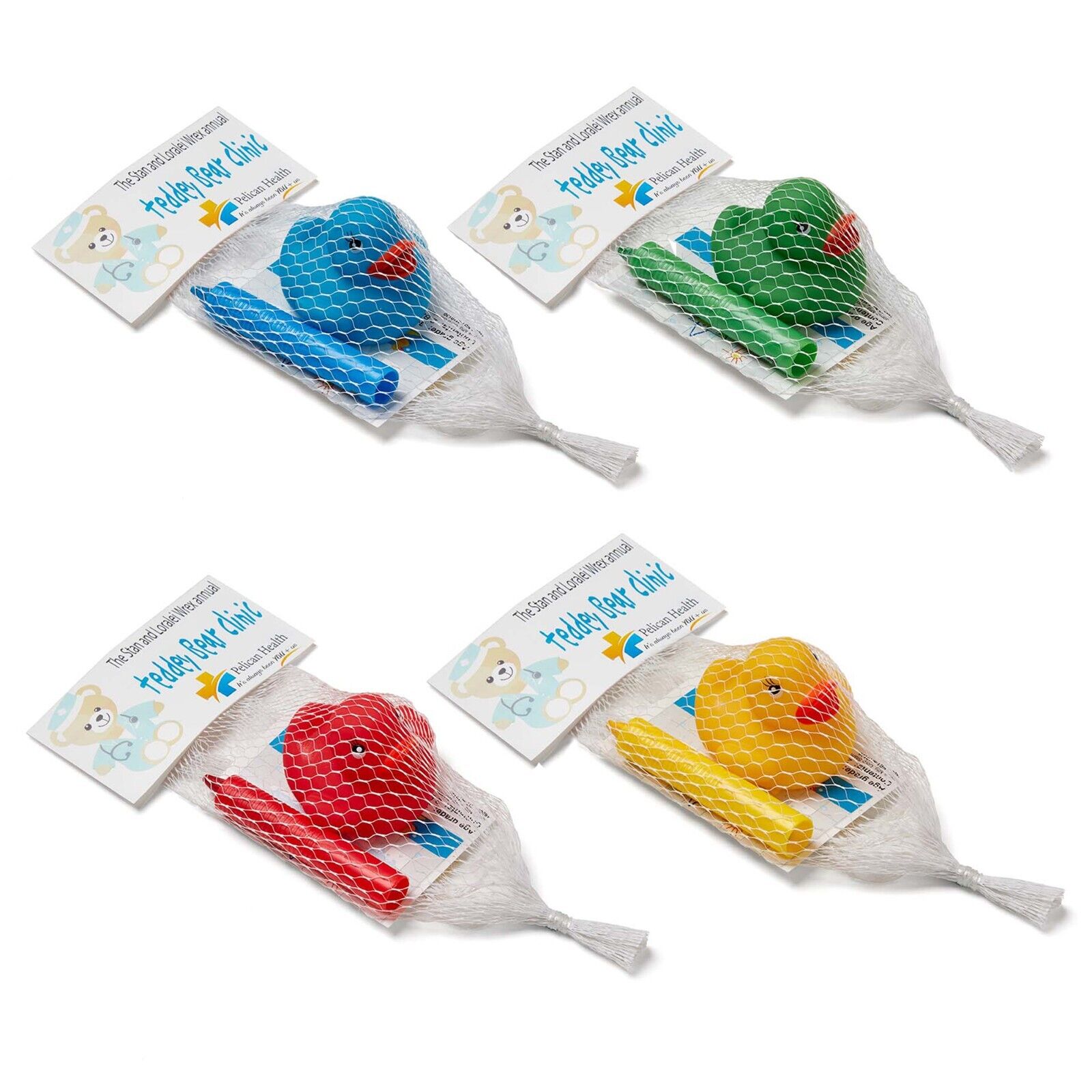 Promotional Bathtub Crayons with Rubber Duck Printed Hangtag with Your Imprint Unbranded JK-3825