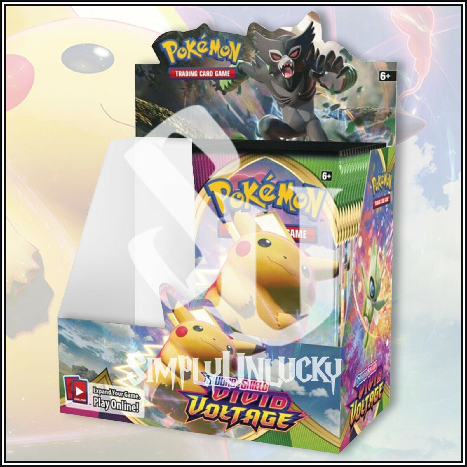 Pokemon TCG: Sword & Shield VIVID VOLTAGE 1/2 Booster Box | 18 PACKS🔥 Без бренда