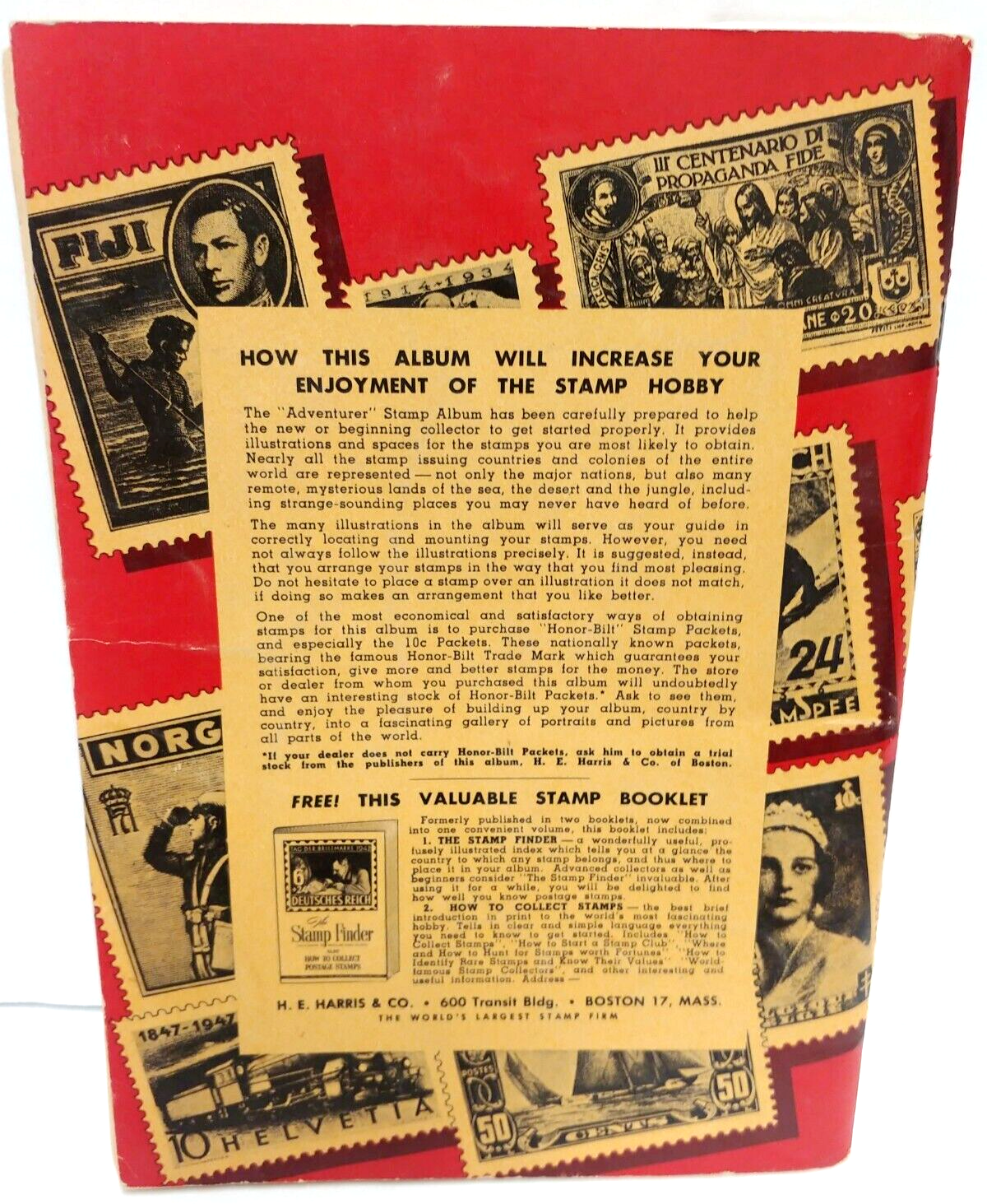 Stamp Albums Worldwide Vintage Philately Lot/5 Books 1950's Majestic Discoverer Unbranded - фотография #15