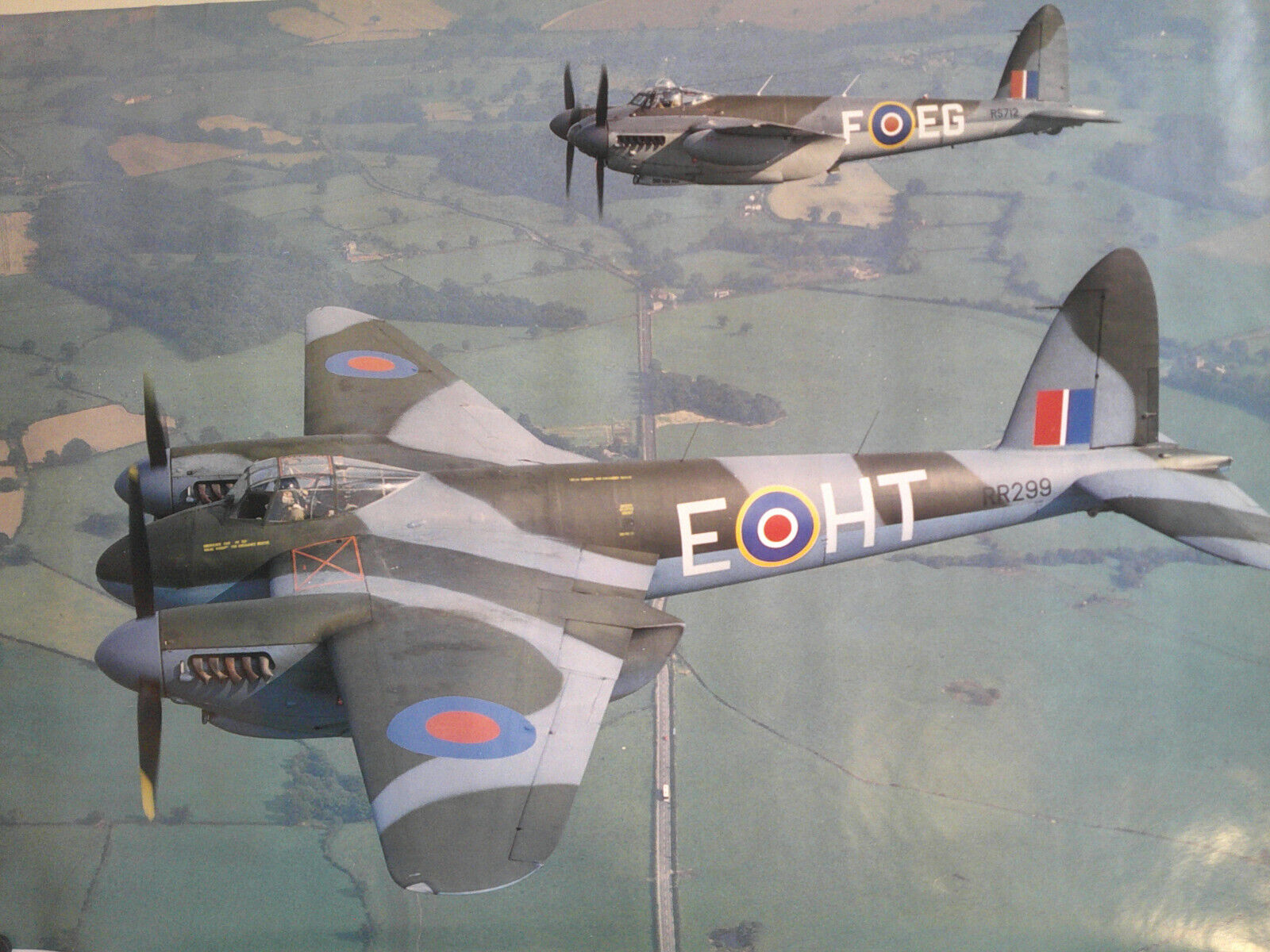 PLAISTOW PICTORIAL #C195 MOSQUITO PAIR T3 AND B35 POSTER 25"X35" Без бренда - фотография #2