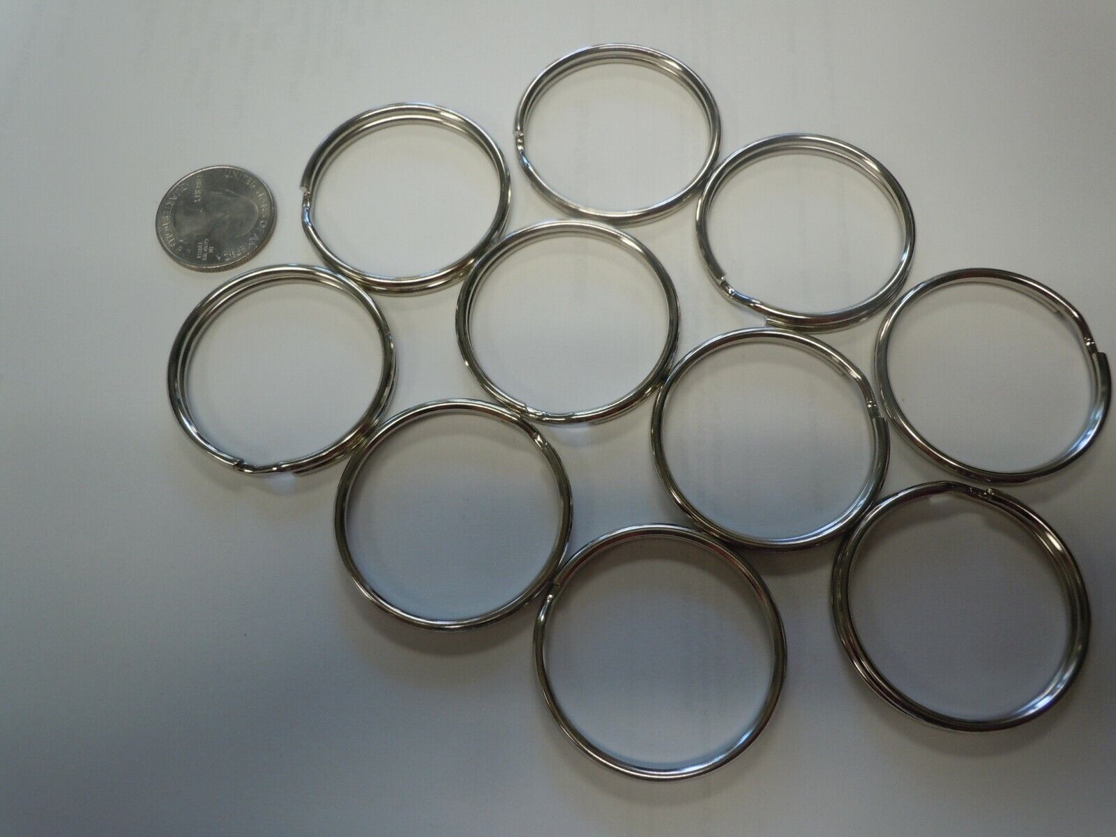 Split Key Rings - 1 1⁄2" Wholesale LOT 10 Hy-Ko Products Co - фотография #2